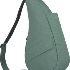 AMERIBAG HEALTHY BACK BAG TOTE DISTRESSED NYLON SMALL 6103-SS SEA GRASS