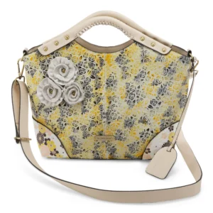 L'ARTISTE HB-EDELWEISS HANDBAG MULTI COLOR ARTISTIC WHIMSICAL MASTERPIECE
