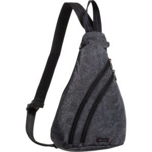 SAKROOTS 109339 ONTHE GO SLING BACKPACK BLACK SPIRIT DESERT SMALL MULTI POCKETS