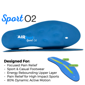 AIRfeet SPORT 02 DYNAMIC ACTIVE MOTION ARCH SUPPORT INSOLES