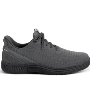 ORTHOFEET 20028 YARI HANDS FREE GREY MESH SLIP RESISTANT CASUAL WALKER